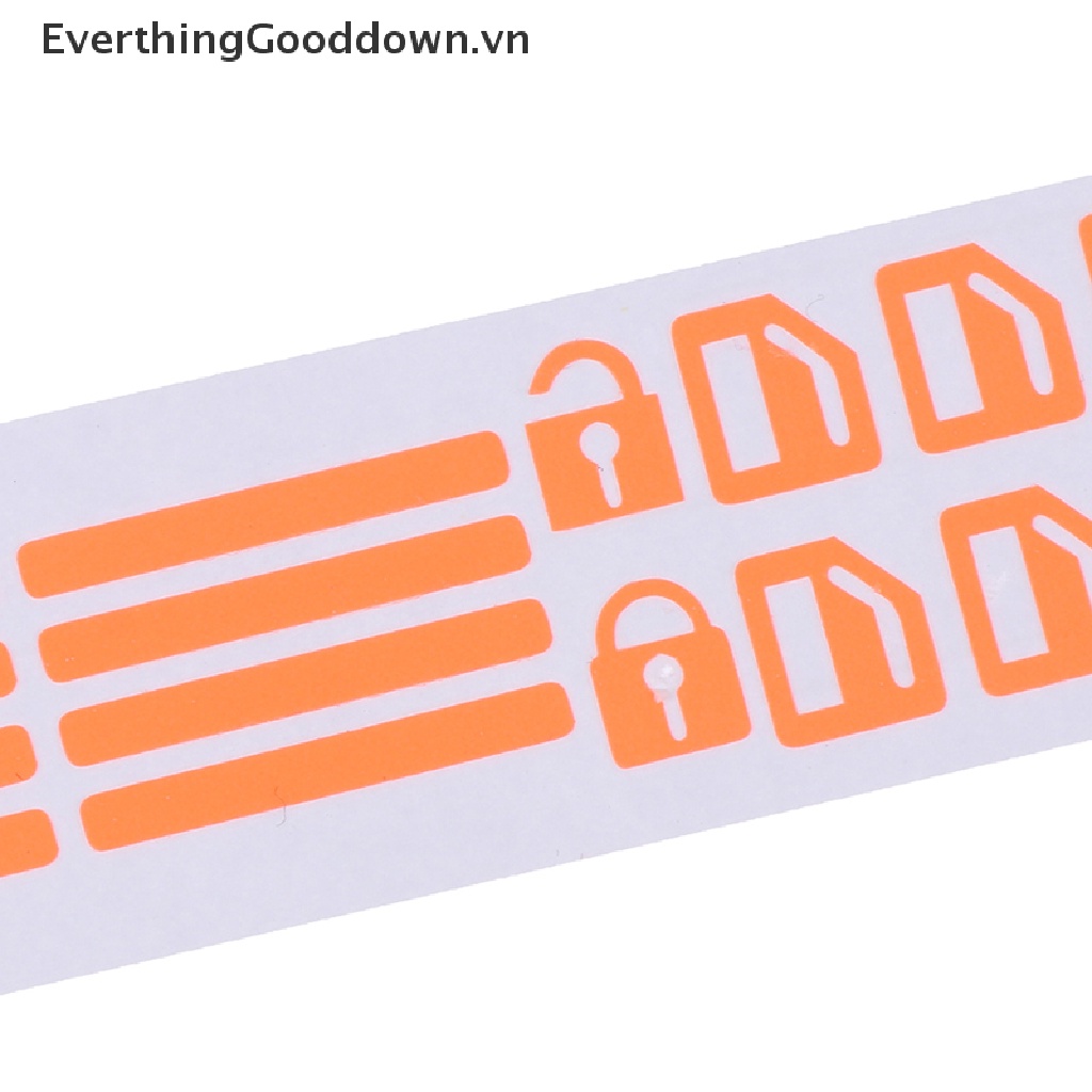 Sticker Phản Quang Dán Trang Trí Công Tắc Cửa Sổ Xe Hơi