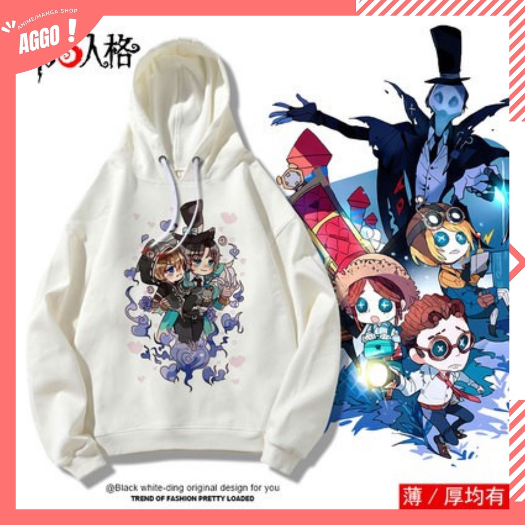 Áo Hoodie Nỉ Dài Tay Identity V Nam Nữ Đủ Size Mới Nhất