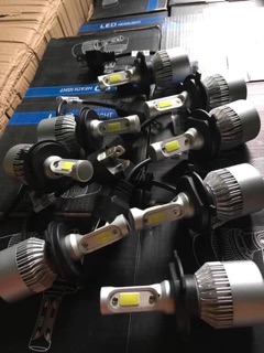 Đèn pha LED siêu sáng chân H4. [Gắn mọi loại xe]