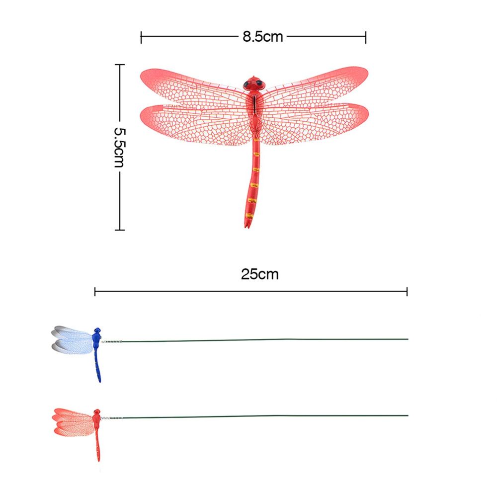 Bộ 10 Bướm Giả 3d Nhiều Màu Sắc Trang Trí Sân Vườn