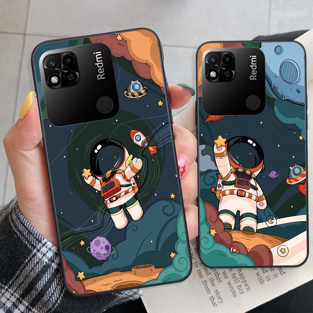 Ốp lưng Xiaomi Redmi 10A vũ trụ phi hành gia cực hot siêu cute-rẻ-bền