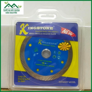 Lưỡi cắt gạch đa năng rãnh xéo xanh Kingstone 110mm dùng cho máy cắt cầm tay 1 tấc,đĩa cắt gạch