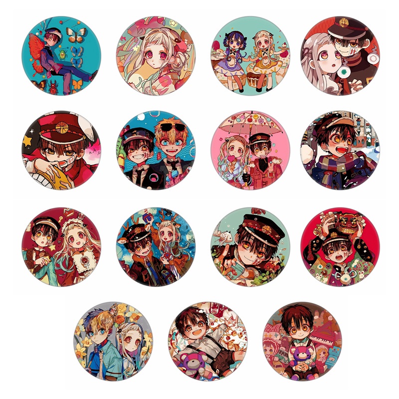 Ghim cài áo hình nhân vật hoạt hình Hanako-kun