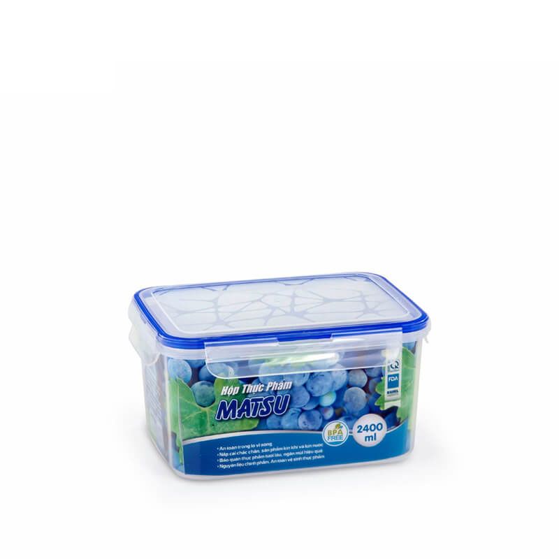 HỘP BẢO QUẢN THỰC PHẨM MATSU 1,5L 2,4L 3,6L