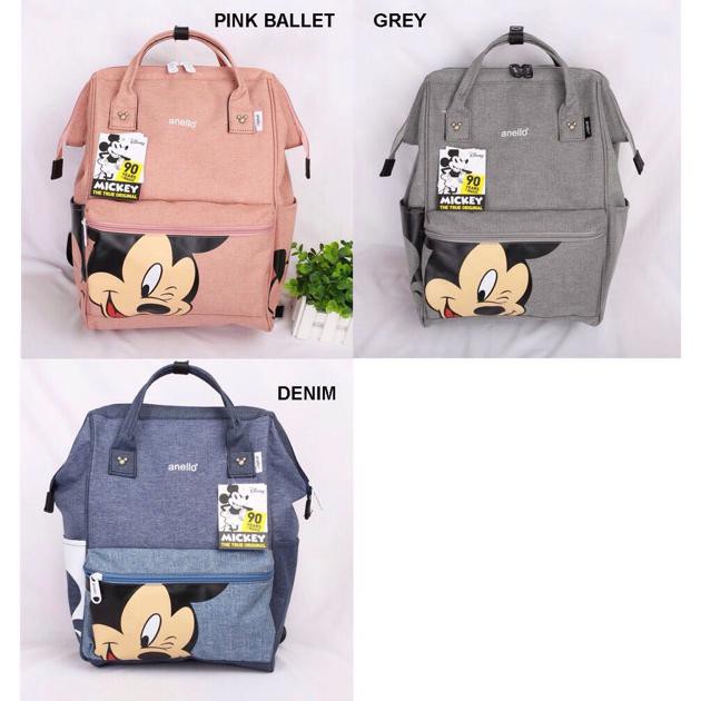 DISNEY Ba Lô In Hình Chuột Mickey Anello 1022