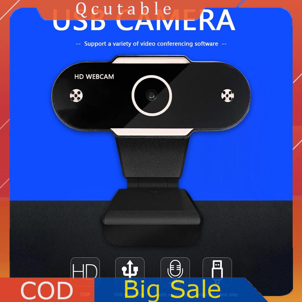 720P HD USB 2.0 Web Camera Live Video Online Microphone Computer PC Webcam