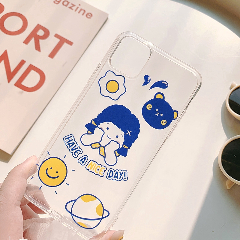 Ốp điện thoại in hình hoạt hình dễ thương cho Iphone 5/5S/6/6plus/6S/6S plus/6/7/7plus/8/8plus/X/XS/XS Max/11 164 | BigBuy360 - bigbuy360.vn