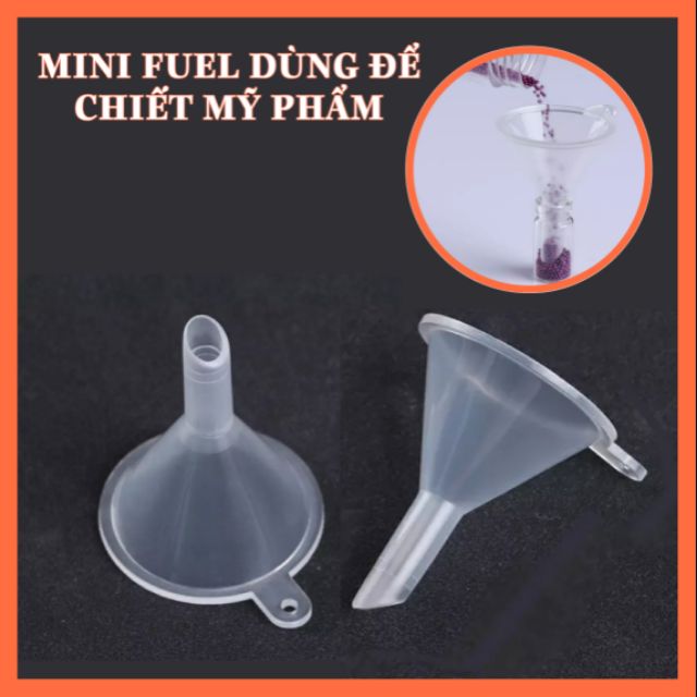 Phểu Mini dùng để sang chiết mỹ phẩm dung dịch nước bằng nhựa