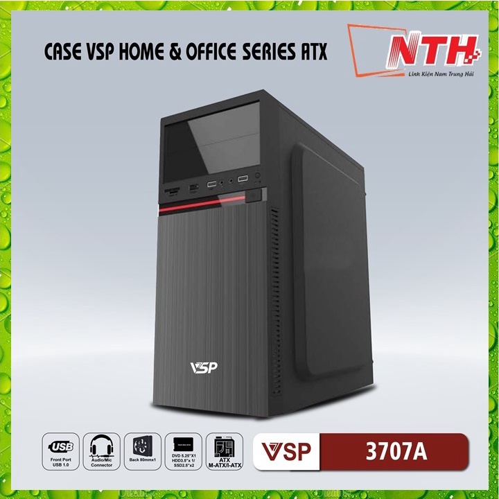 Case VSP 3706A - 3707A (Chuẩn ATX)