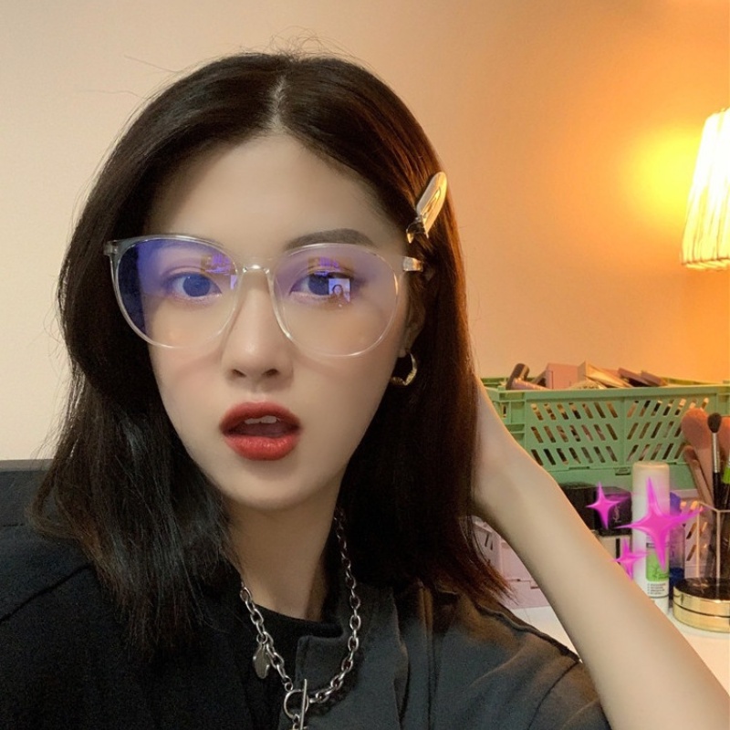 Mắt kính gọng tròn chống bức xạ phong cách retro dành cho nữ