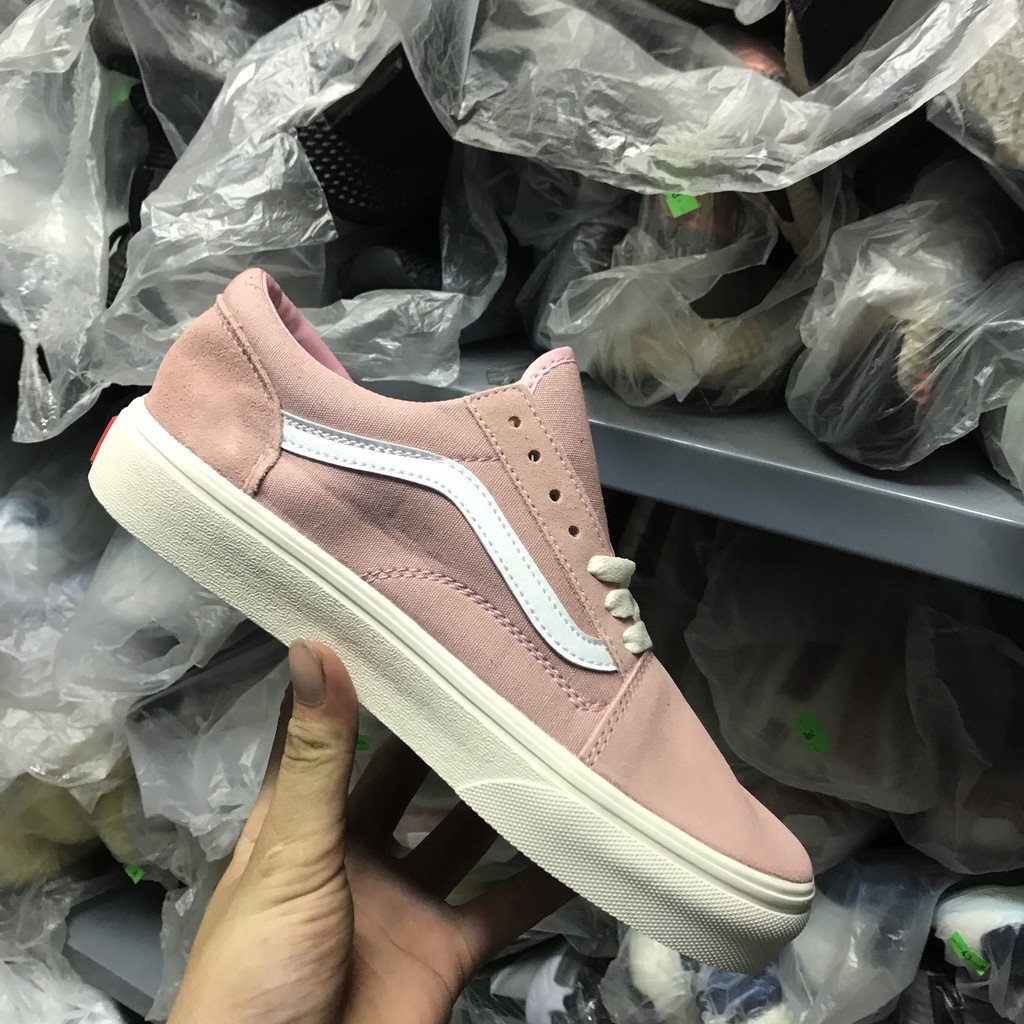 &gt;ẢNH THẬT-HÀNG THẬT&lt; Giày Sneaker V ans OG style 36 hồng nỉ nữ