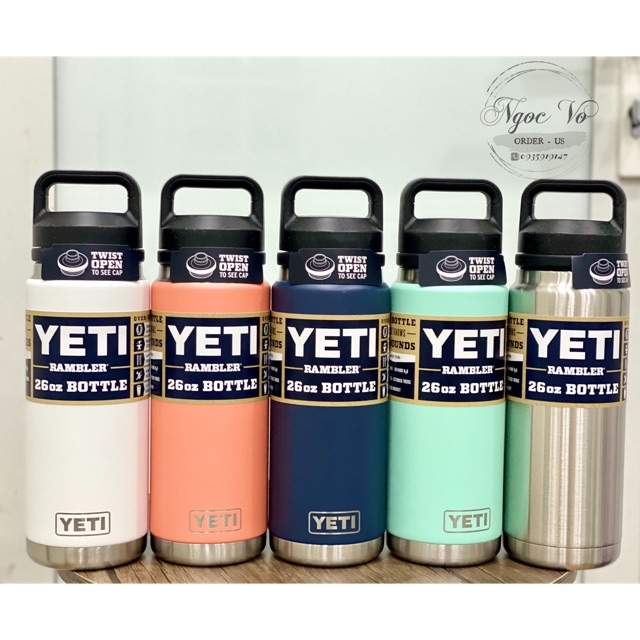Bình Giữ Nhiệt Inox Cao Cấp Yeti 26 Oz - 780ml (Hàng Chính Hãng)