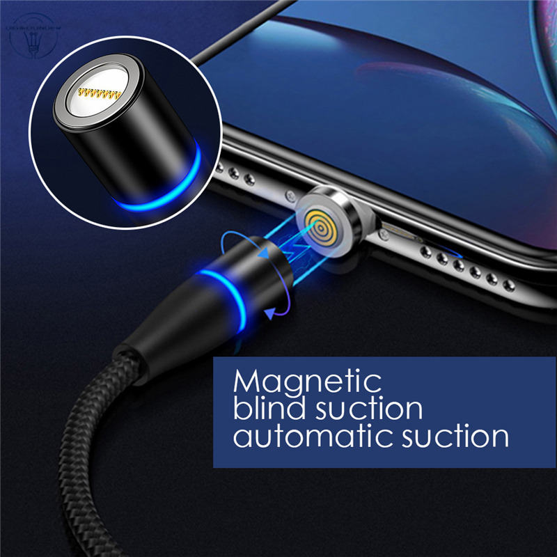 DG QC3.0 Magnetic USB Cable 3A Fast Charging Data Cable