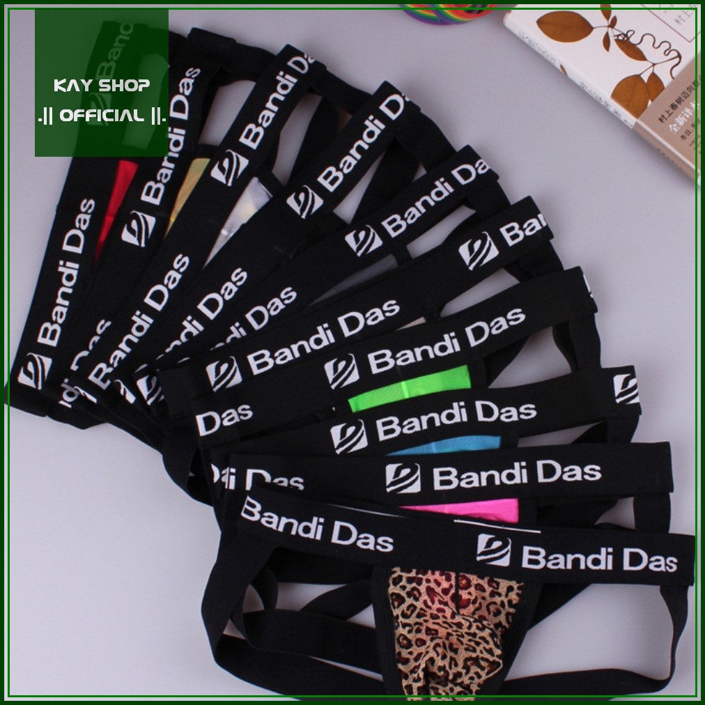 Quần lót jockstrap lưới nam sexy dây nâng mông BANDI DAS gợi cảm quyến rũ - Quần sịp nam khoe mông căng tròn hot