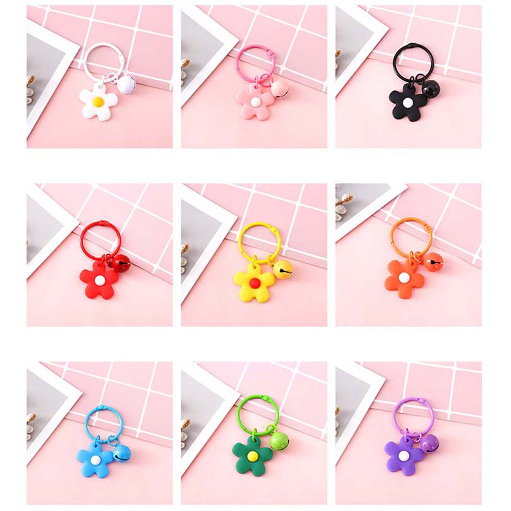 Móc khóa kiểu có lục lạc dễ thương với nhiều màu tùy chọn