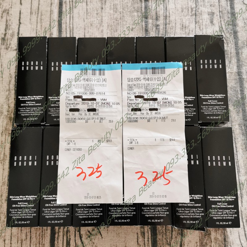 [Bill Duty Free] Kem Nền Bobbi Brown Skin Long Wear Weightless Foundation SPF 15 PA++ 30ml | BigBuy360 - bigbuy360.vn