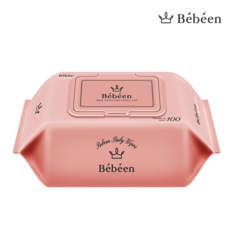 Bộ khăn ướt BEBEEN 100 tờ × 1 gói