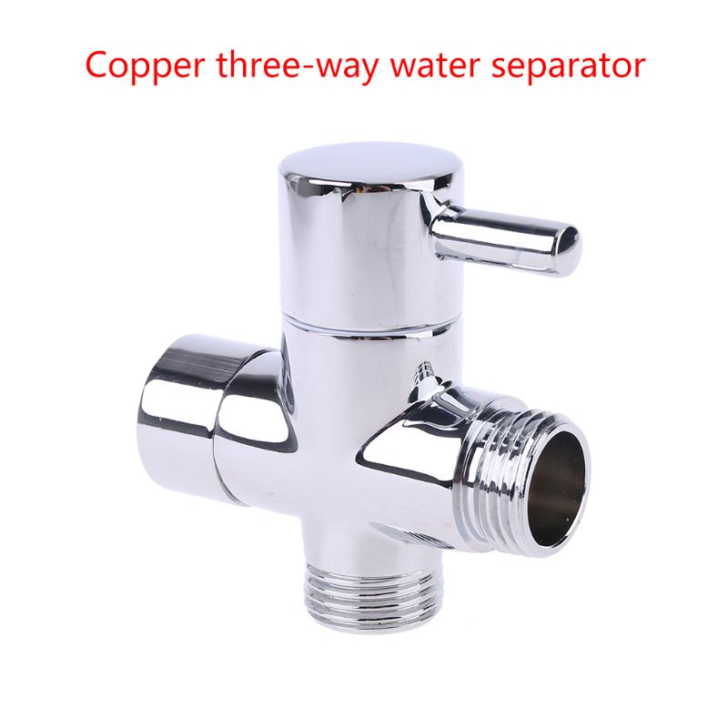Van Chữ T G1 / 2 &quot;3 Chiều Bằng Đồng Thau Chuyên Dụng Cho Vòi Xịt Nước Bồn Cầu