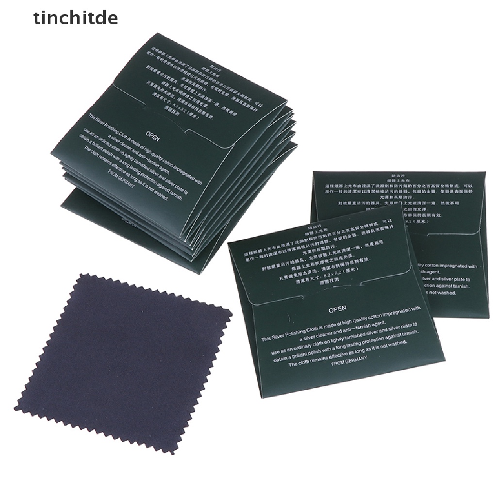 Bộ 10 Khăn Lau Đánh Bóng Chống Xỉn Màu Tiện Dụng