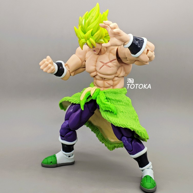 Mô hình SHF Super Saiyan Broly Full Power Dragon Ball Super Movie 18cm (BL)