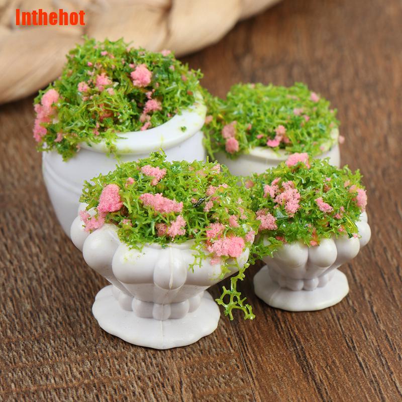 Mô Hình Chậu Cây Bonsai Mini Tỉ Lệ 1: 12 Trang Trí Nhà Búp Bê