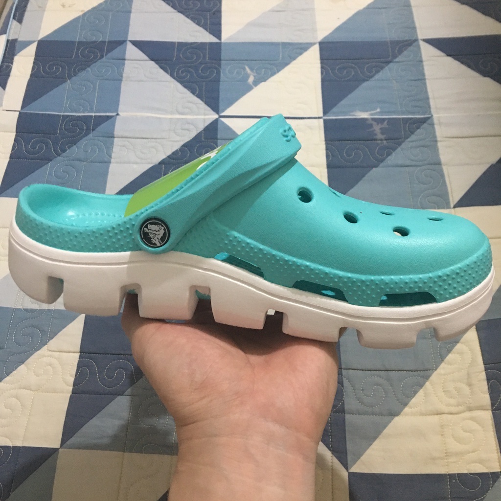 Dép cross , dép sục nam nữ crocs chính hãng full tag đế cao đi mưa cực xịn size từ 35 đến 44