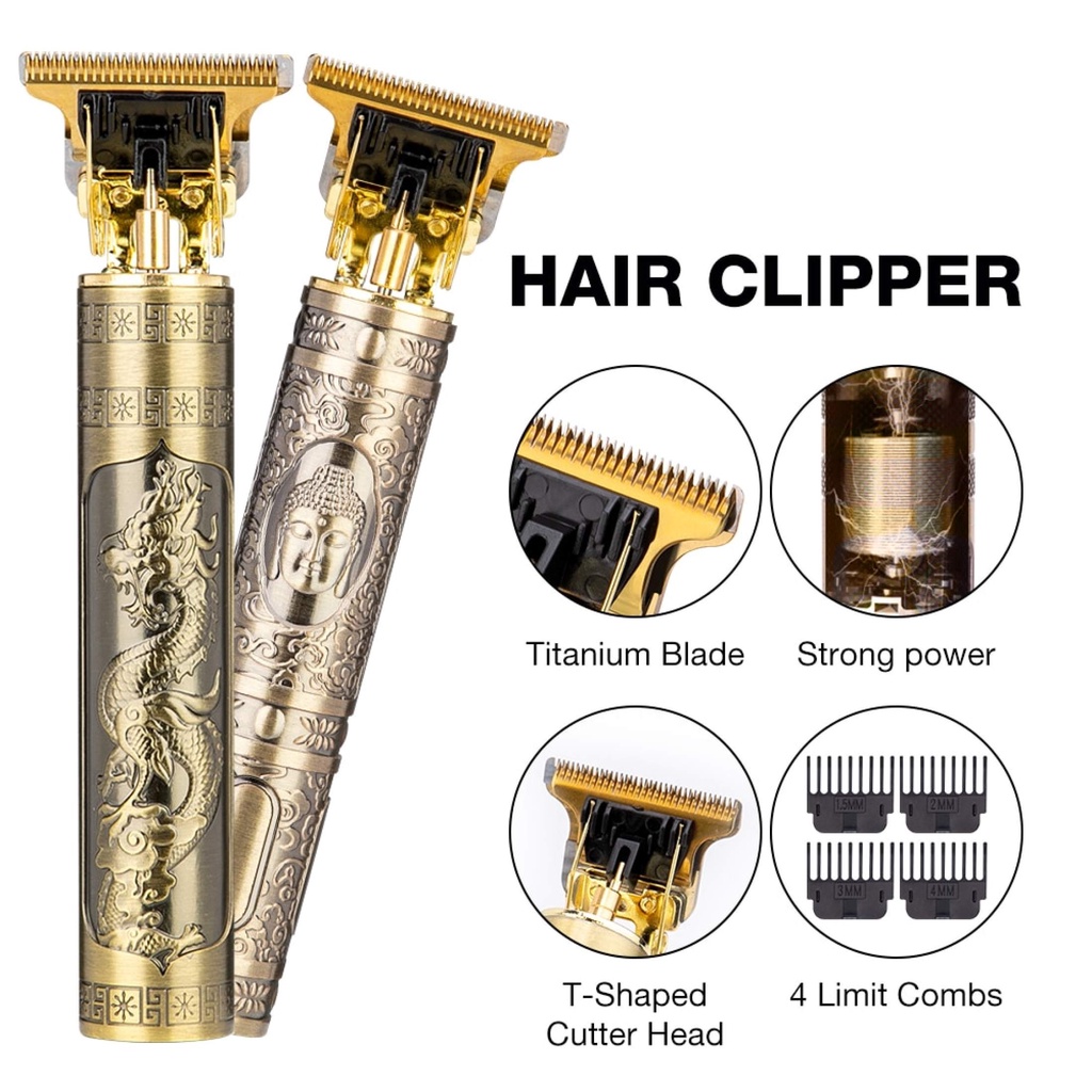 Tông đơ cắt tóc - chấn viền  chất liệu thép nguyên khối tráng đồng chống rỉ, Tăng đơ cắt tóc trẻ em -yến029
