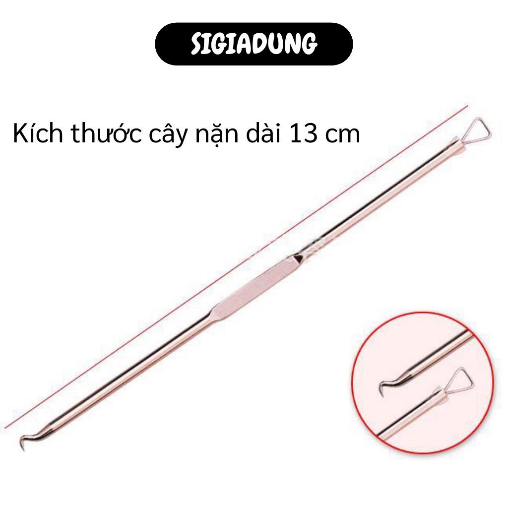 [SGD] Cây Nặn Mụn - Bộ 4 Que Lấy Mụn Chuyên Nghiệp Có 8 Đầu Nặn Khác Nhau 4049