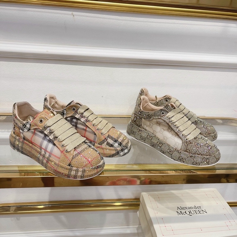 Giày thể thao MC Queen đính đá đế nhẹ êm ( có size 39)