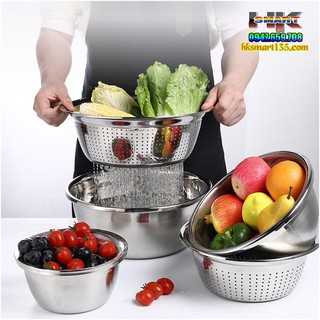 COMBO 5 RỔ CHẬU INOX HOT HOT