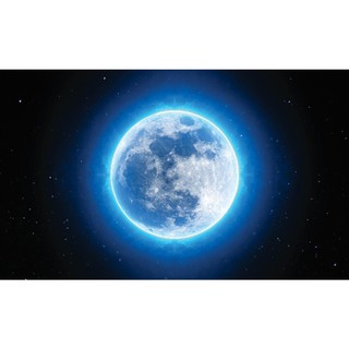 DECAL DÁN HỒ CÁ_TRANH 3D NEW MOON NÀNG THƠ
