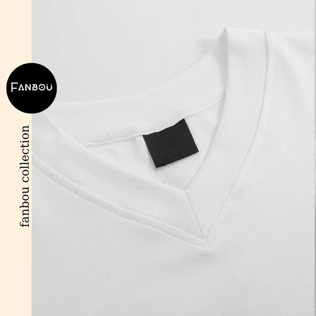 Áo thun cotton nam cổ xẻ tim tay dài | BigBuy360 - bigbuy360.vn