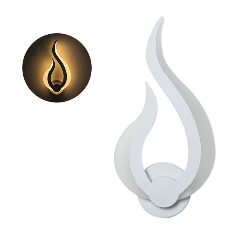 Đèn Led Treo Tường Trang Trí 10w Ac90-260V Hình Ngọn Lửa