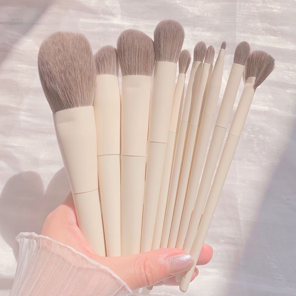 Set 10 Cọ Trang Điểm Siêu Mềm Mại Chất Lượng Cao