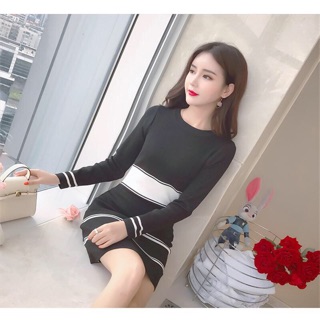 Váy len body ôm dáng chất đẹp ( coi kĩ ảnh thật phía cuối )
