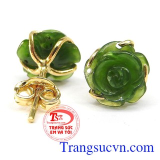 Hoa tai ngọc cẩm thạch