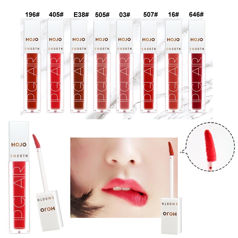 HOJO No.8030 - Son kem Lì Cao Cấp HOJO Dumb Smooth Lip Glair Silky