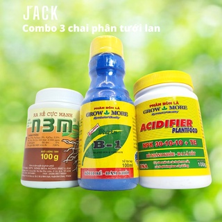 Combo 3 chai phân bón lan Grow More - Terrasorb