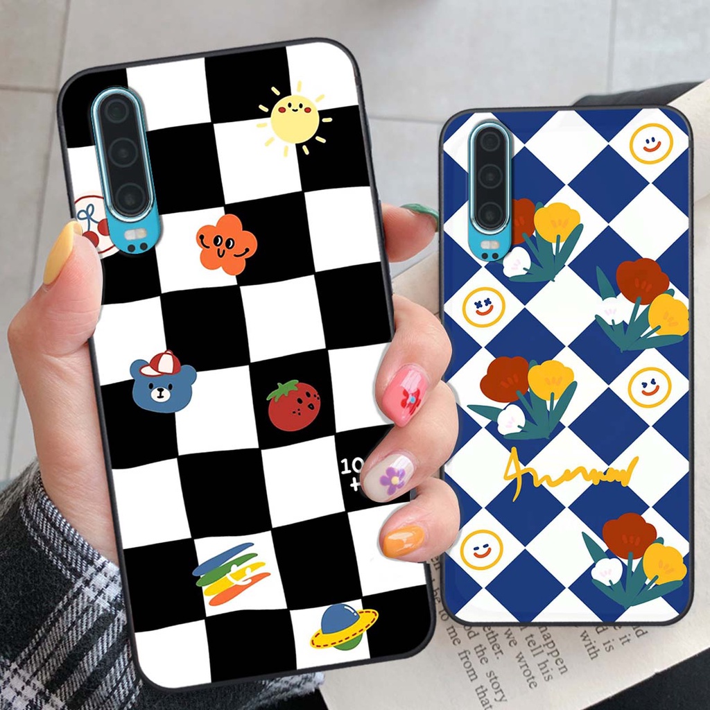 Ốp Huawei P30 / P30 Pro họa tiết hoa, gấu thời trang, ốp dẻo bền đẹp