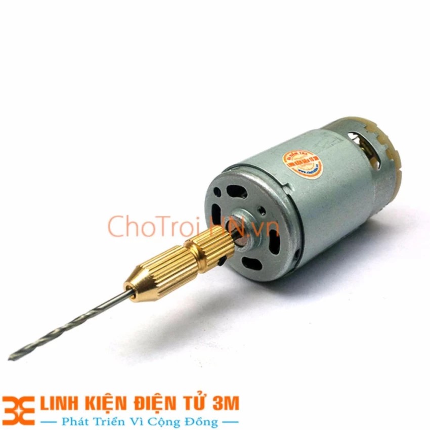 Khoan Mini Siêu Khỏe chế từ Động Cơ 335 và Phụ Kiện V2