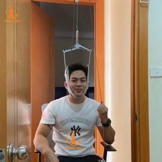 (Mẫu Mới) (Dạng móc treo) Đai Kéo Giãn Cột Sống Cổ Spinal Belt