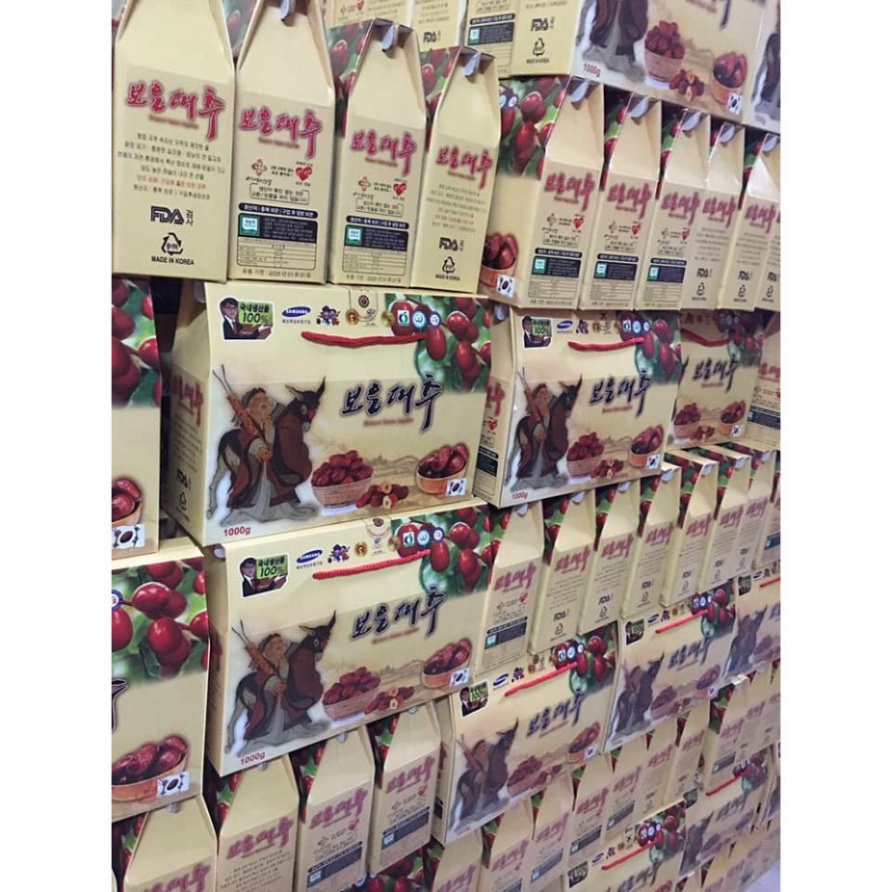 TÁO ĐỎ SẤY KHÔ CAO CẤP HÀN QUỐC, HỘP 1KG [ Hàng Mới Về ]