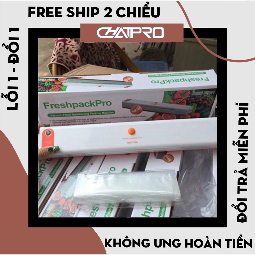 máy hút chân không Fresh Pack Pro, máy hút chân không kiêm hàn miệng túi thực phẩm cao cấp