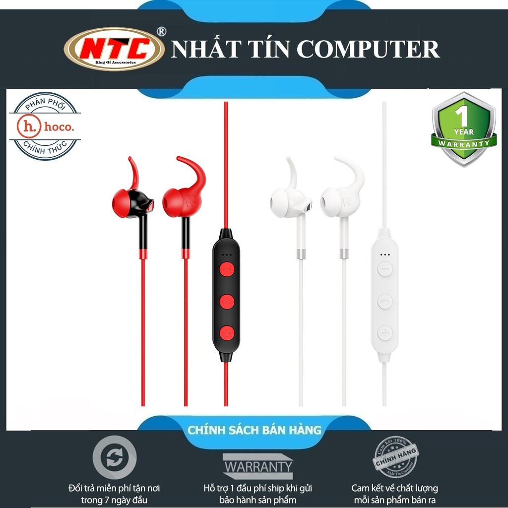 Tai nghe bluetooth nhét tai Hoco ES30 V4.2 Nghe gọi 4H, Hỗ trợ khe gắn thẻ nhớ