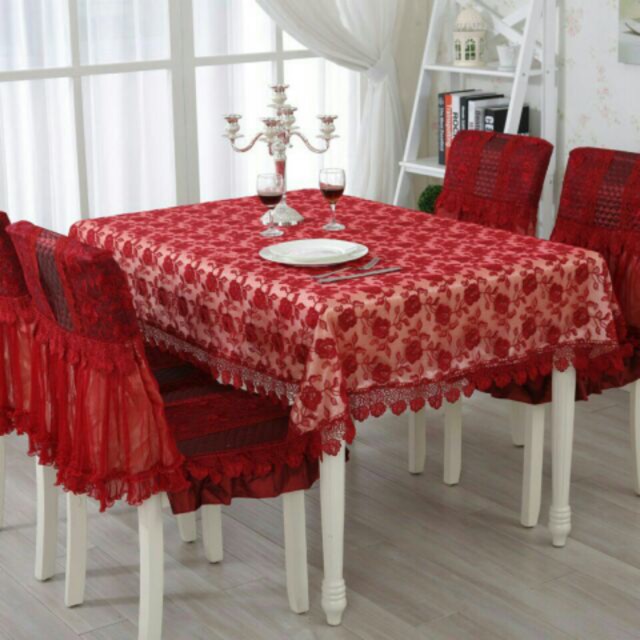 Khăn trải bàn - đủ kích thước ( REN XỊN - hàng loại 1- kèm ảnh thật )
