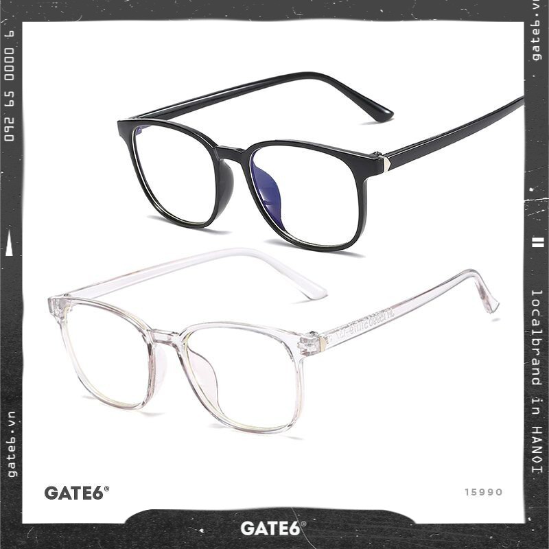 Kính Unisex Thời Trang Vintage - 15990 [Tặng bao da + móc khoá]