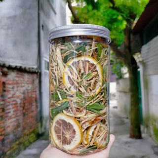 TRÀ CHANH SẢ LÁ DỨA - GIẢM CÂN, DETOX
