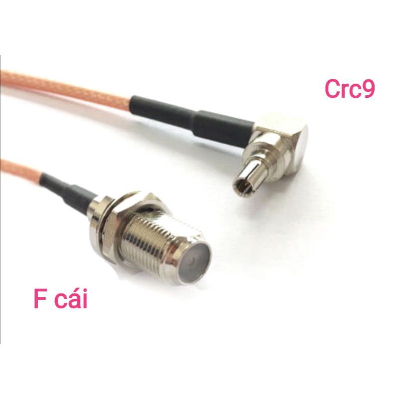 Đầu cắm cổng anten TS9 Crc9 nối dây cáp đồng trục RG174 rg316