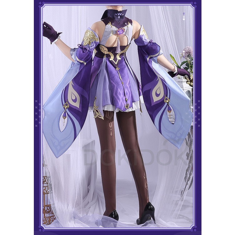 Trang Phục Hóa Trang Halloween Nhân Vật Hoạt Hình Genshin Va Chạm Keqing