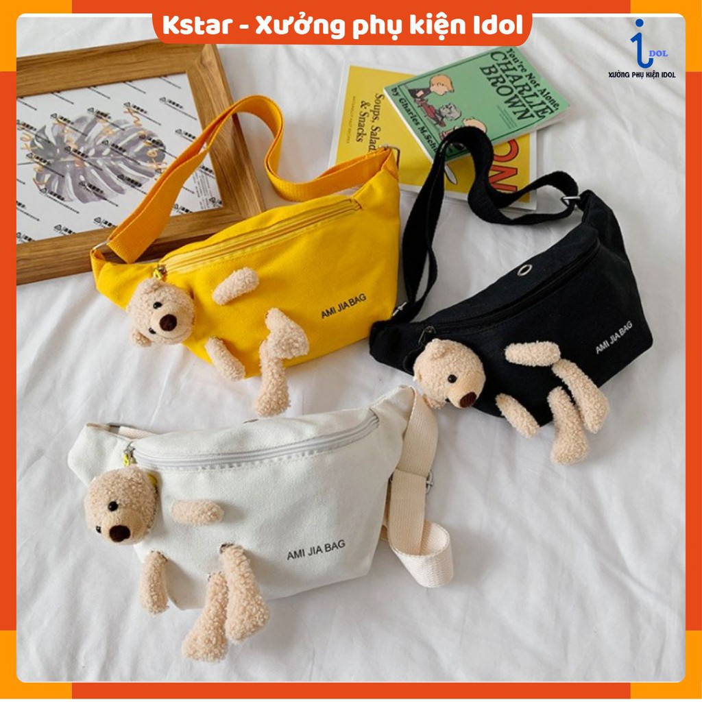 Túi đeo chéo ulzzang Gấu